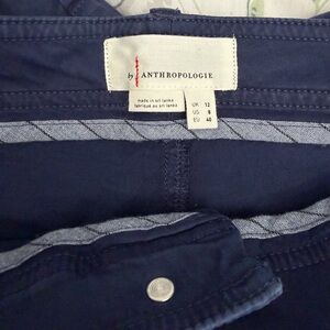 Anthropologie Navy Pants